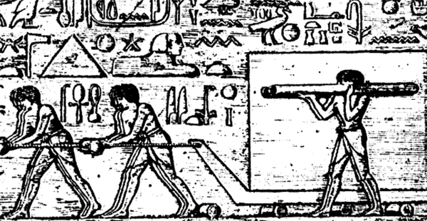 Sienų spausdinimas Egipte
